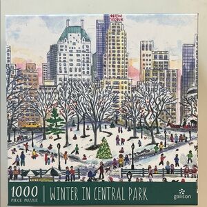 NEW Galison Winter in Central Park 1000-Piece Puzzle - never opened